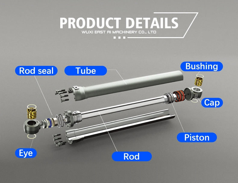 Hydraulic Scissor Hoist Cylinder / Lift Kit for Dump Trailer