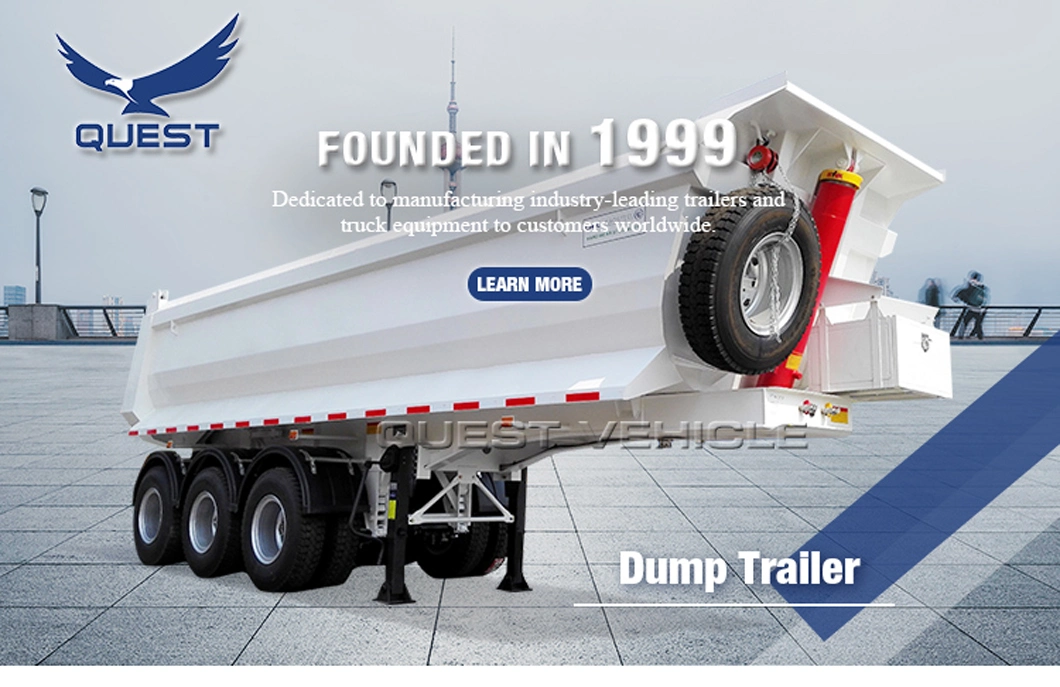 Side Dump Trailers 3 Axles Side Tipper Trailer 45cbm Tipper Grain Dumping Truck Trailer for Sale